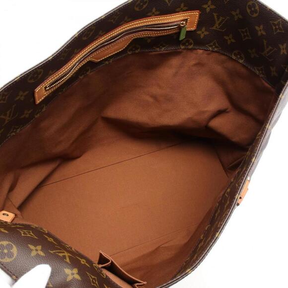 LOUIS VUITTON Brown Monogram Leather Tote Bag - Picture 3 of 9